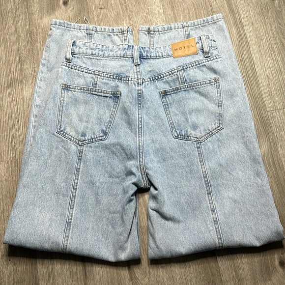 MOTELRocks Denim Straight Leg Jeans - Picture 2 of 2